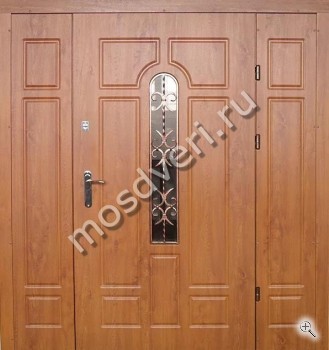 Двустворчатая остекленная дверь из массива - купить от производителя Мосдвери Двустворчатая остекленная дверь из массива